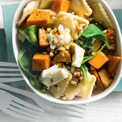 Pumpkin, Feta & Spinach Ravioli