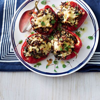 Pulled Beef Stuffed Capsicums