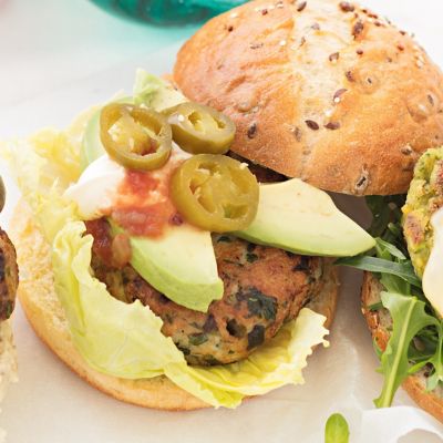 Burgers 3 Ways: Mexican Chicken