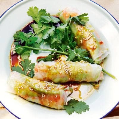 Chicken & Vegetable Rice Paper Rolls