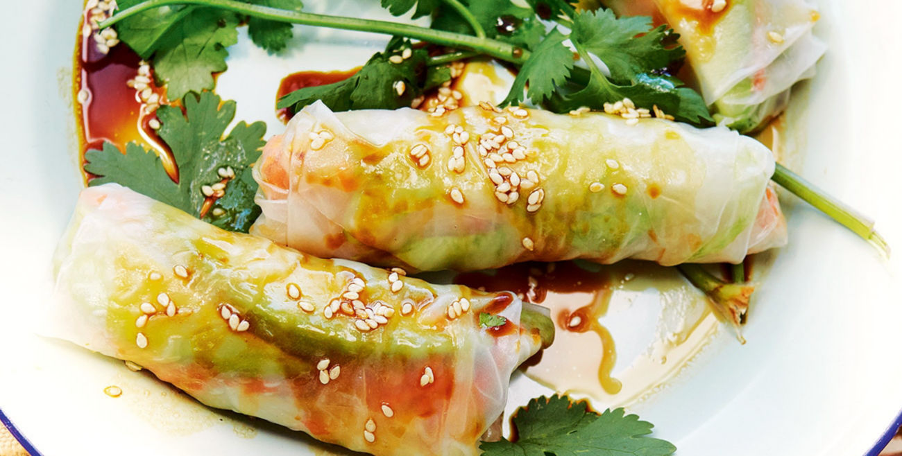 Chicken & Vegetable Rice Paper Rolls Recipe   Woolworths