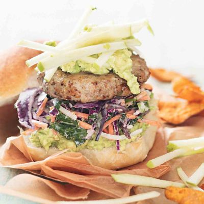 Chicken Burgers With Slaw
