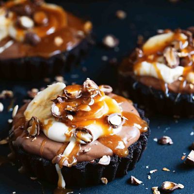 Choc Banana Tarts