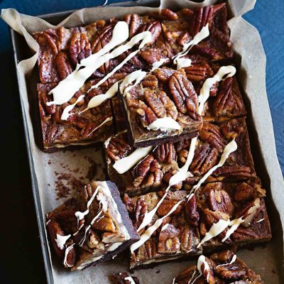 Choc Pecan Slice