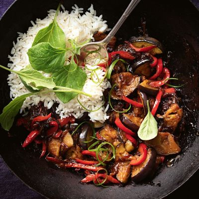 Miso Eggplant Hotpot