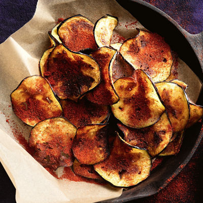 Spiced Eggplant Chips