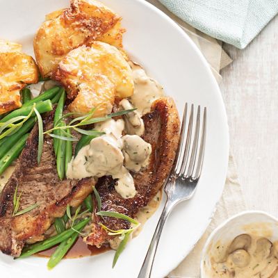 Steaks With Mushroom Sauce