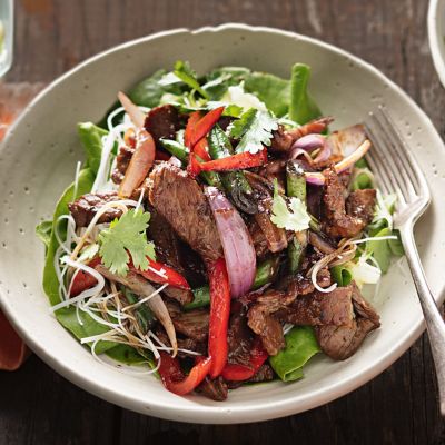 Vietnamese Beef With Capsicum & Beans
