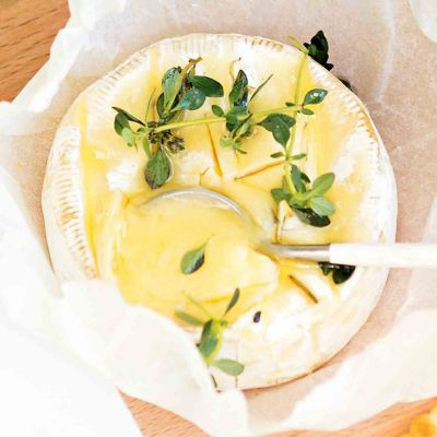 Warmed Camembert