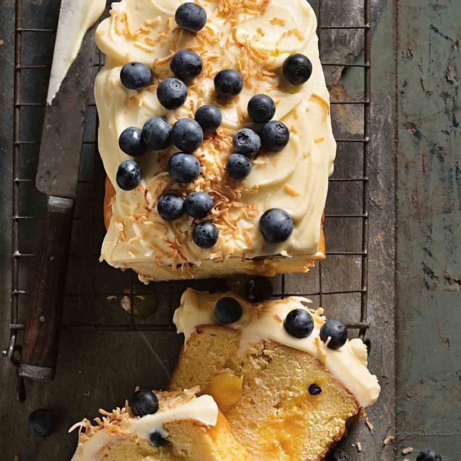 Blueberry & Lemon Poke Cake