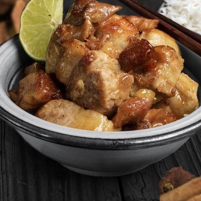Bruemar Slow Cooked Vietnamese Pork Belly Pieces With Jasmine Rice