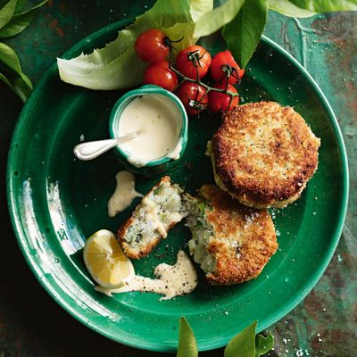 Fish Cakes With Lemon & Lime Aioli