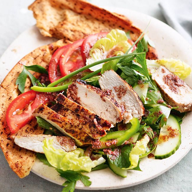 Grilled Chicken & Fattoush Salad