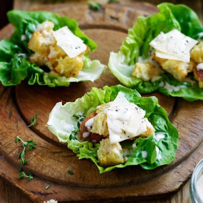 Hydro Produce Little Gem Caesar Salad Cups
