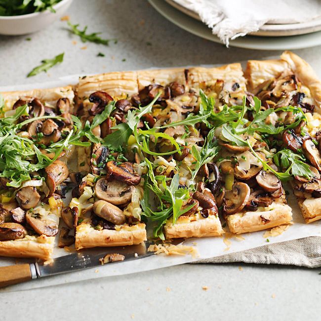 Easy Mushroom Tart