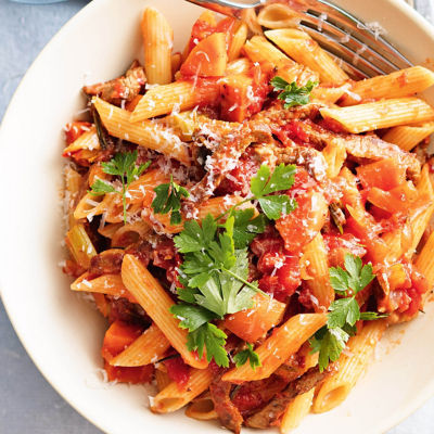 Penne With Veal Ragu