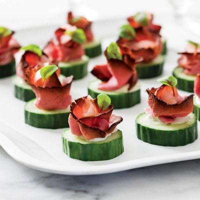 Rare Roast Beef Canapes