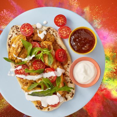 Sharwood's Butter Chicken Pizza