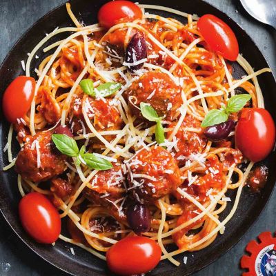 Spider Gwen Spaghetti & Meatballs