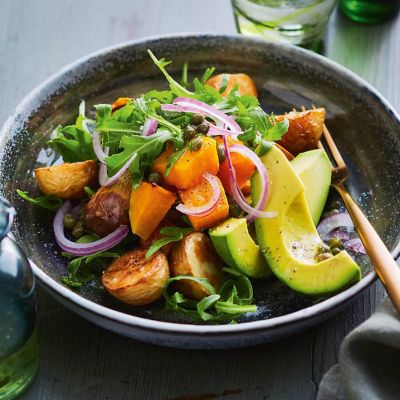 Warm Potato, Avocado & Rocket Salad