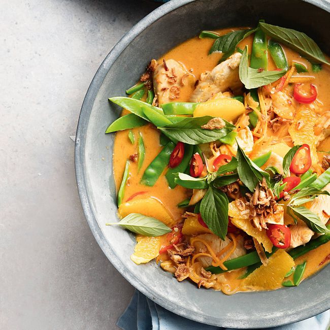 Thai-Style Orange Chicken With Rice
