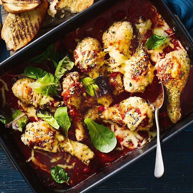 Chicken Drumstick Parmigiana