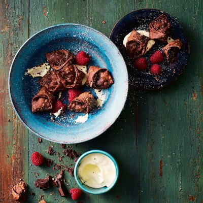 Choc Hazelnut Wontons