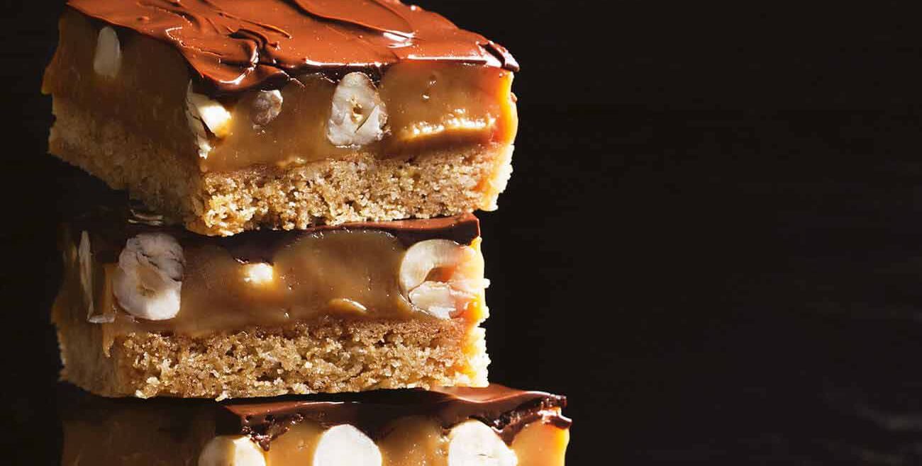 Chocolate Caramel & Hazelnut Slice Recipe Woolworths