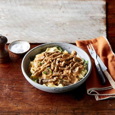 Easy Beef Stroganoff