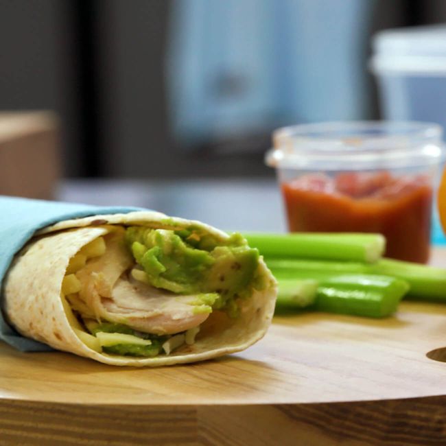 Gal's BBQ Chicken Burrito
