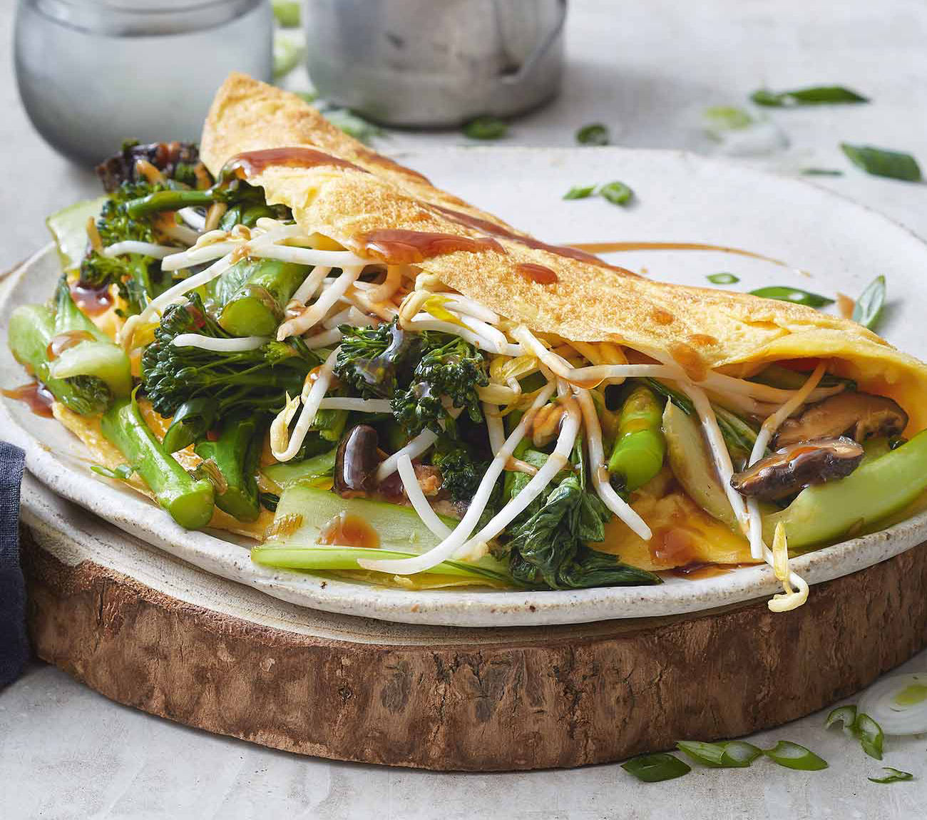 Asian Omelette With Oyster Sauce Recipe