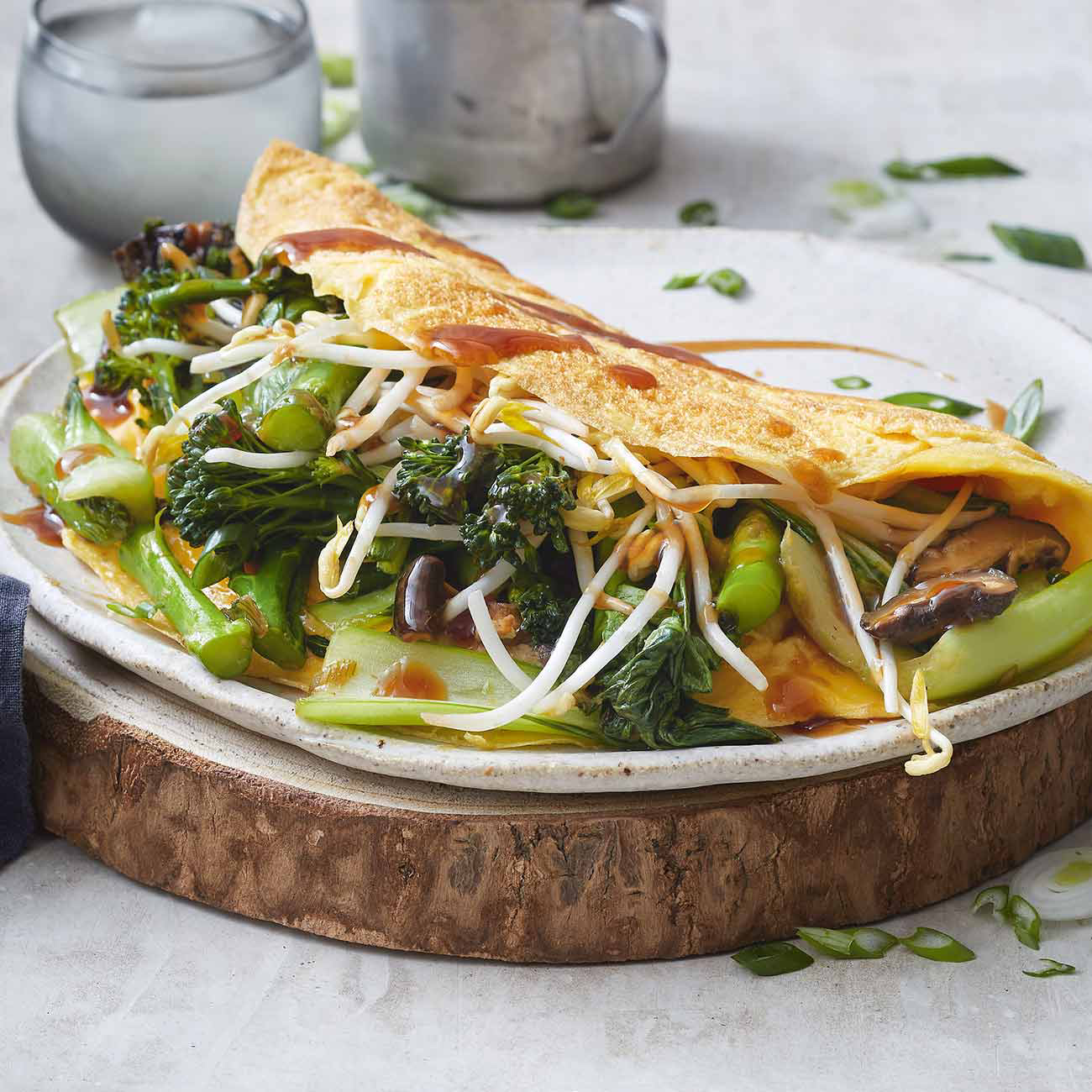 Asian Omelette With Oyster Sauce