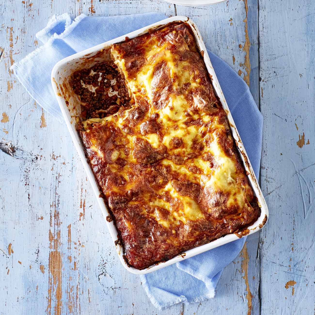Beef lasagne