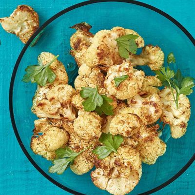 Roasted Cauliflower With Tahini Sauce