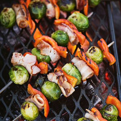 Bacon & Brussels Sprouts Skewers