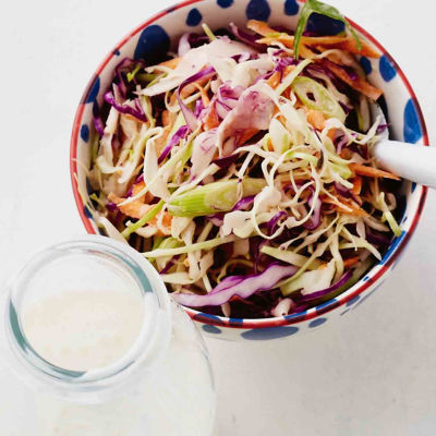 Crunchy Coleslaw With Buttermilk Dressing