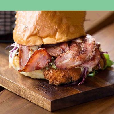 D'Orsogna Streaky Bacon Gourmet Burger