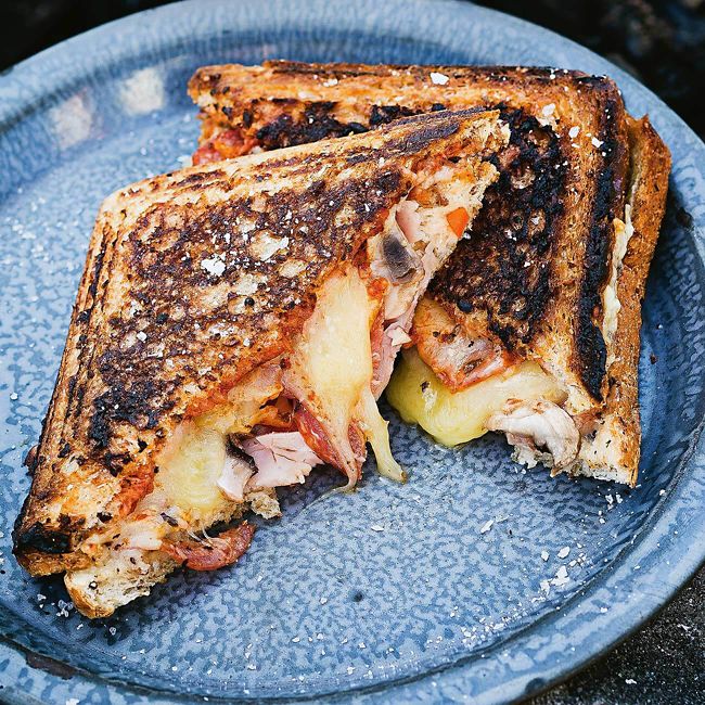 Fireside Pizza Jaffles