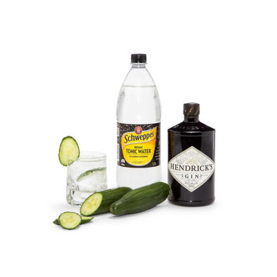 Premium Gin & Tonic With Fresh Cucumber