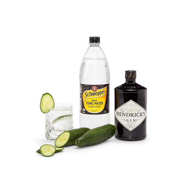 Premium Gin & Tonic With Fresh Cucumber