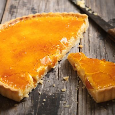Lemon Tart With Toffee