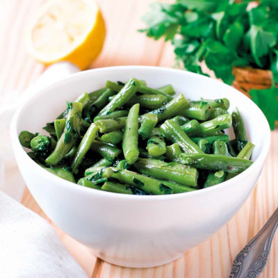 Mulgowie Microwavable Cleaned & Cut Green Beans With Dressing