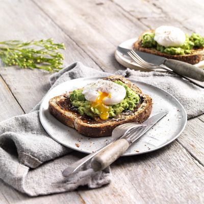 Avocado, Vegemite And Eggs On Toast