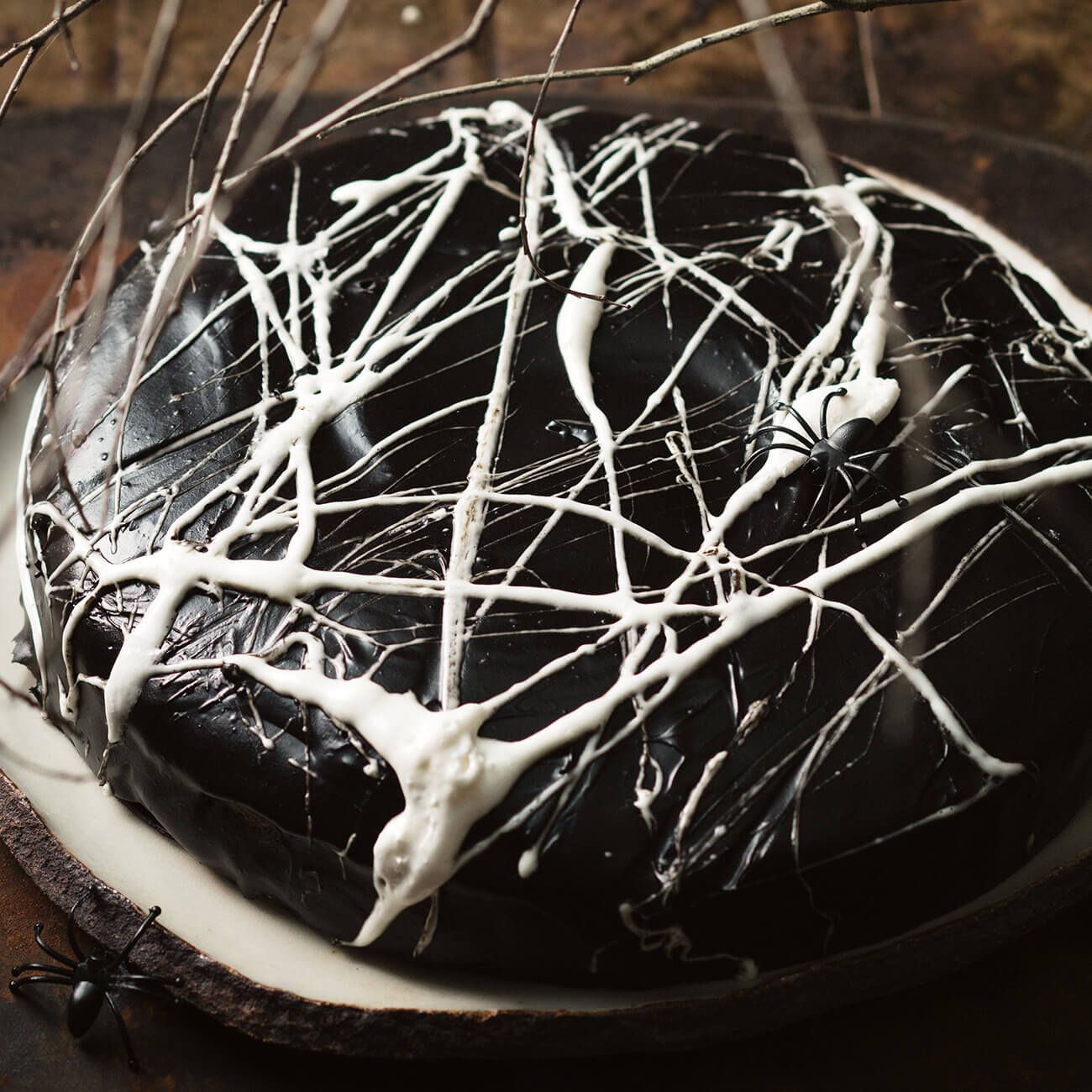 Chocolate Spider Web Cake Recipe | Woolworths