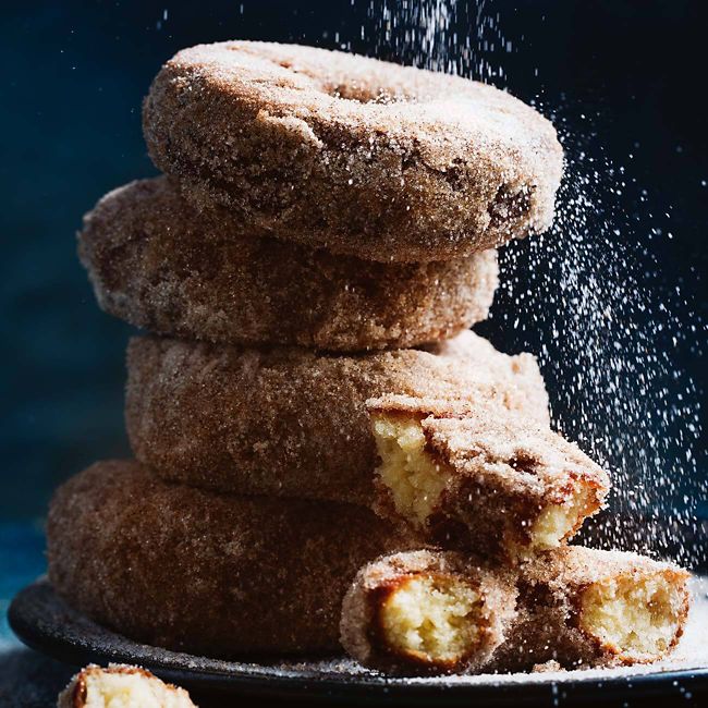 Miso Cinnamon Doughnuts