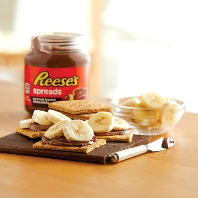 Open-Face Peanut Butter Chocolate And Banana Sandwich
