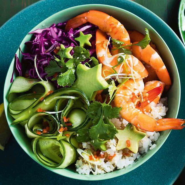 Prawn & Cucumber Poke Bowl