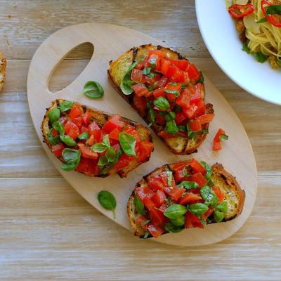 Tomato & Basil Bruschetta