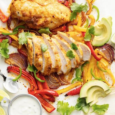Tray Bake Chicken Fajitas