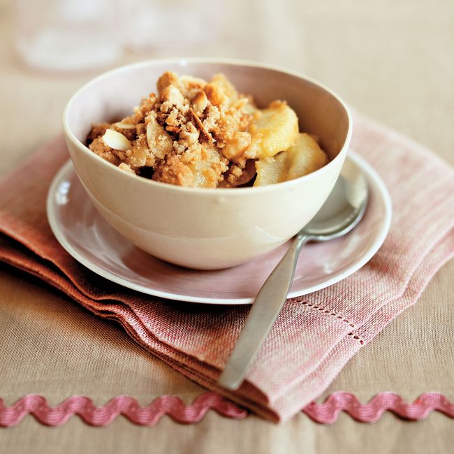 Pear, Apple & Cinnamon Crumble